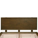 Walnut platform bed