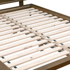 Walnut platform bed