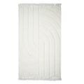 White loop pile carpet
