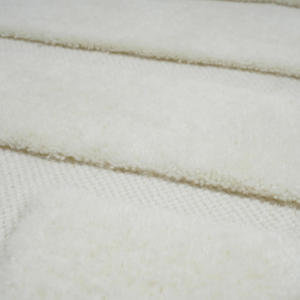 White loop pile carpet