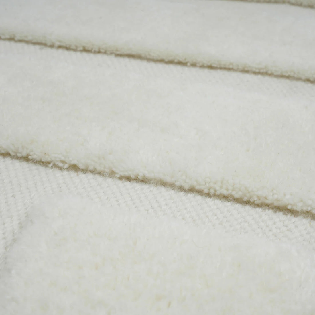 White loop pile carpet