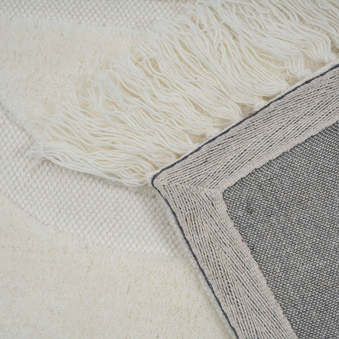 White loop pile carpet