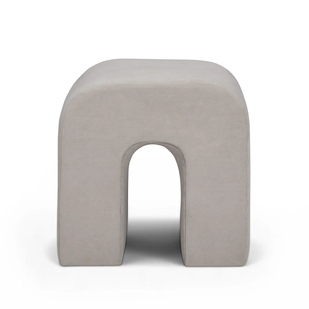 Velvet footstool