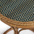 Rattan side table